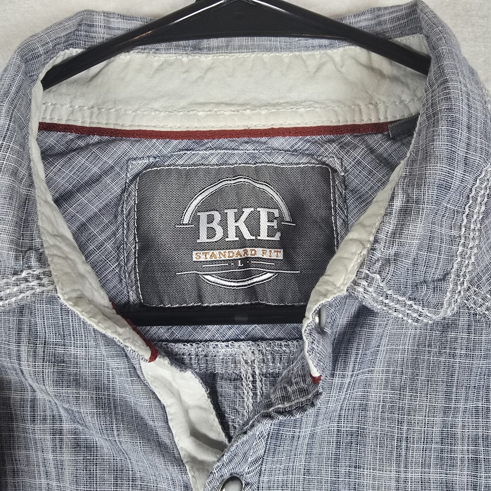 BKE Buckle Buffalo‎ Shirt Men L Standard Fit Long Sleeve Pearl Snap Western - Picture 3 of 10